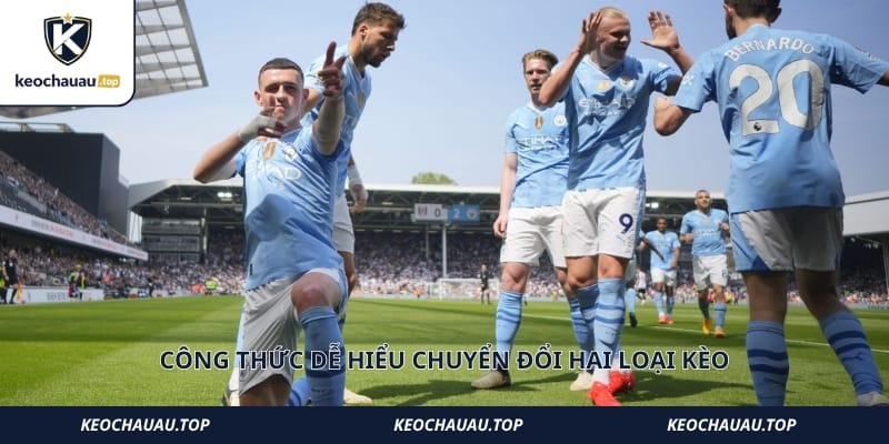 Công thức dễ hiểu chuyển đổi hai loại kèo